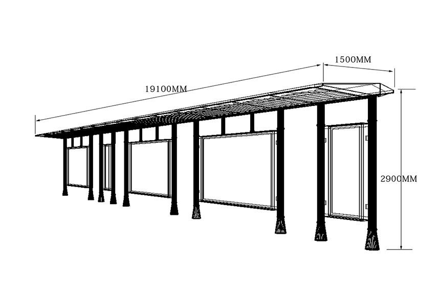戶外候車亭廠家定制