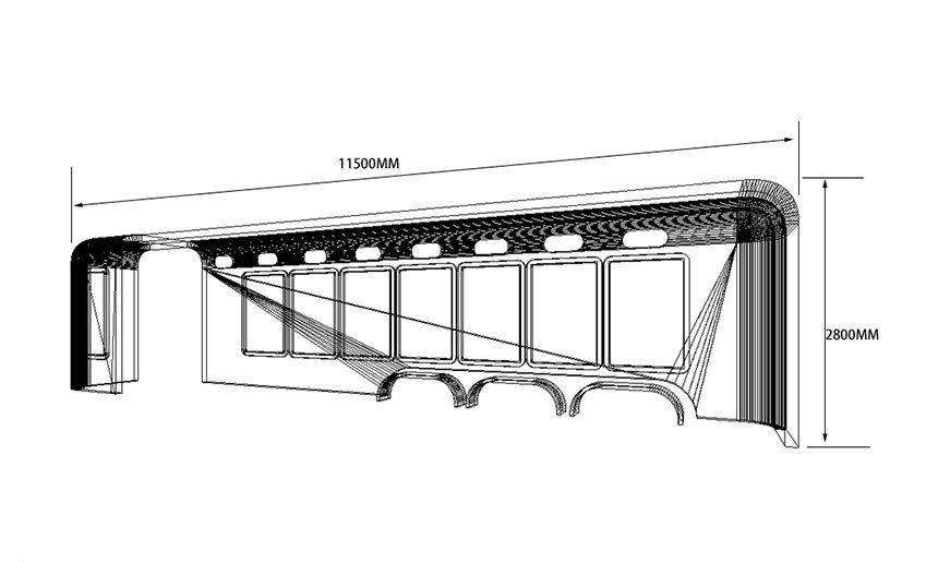 學(xué)校候車(chē)亭